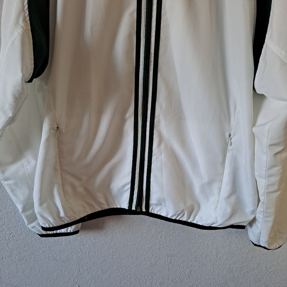 Adidas Green & White Windbreaker - Picture 3 of 9